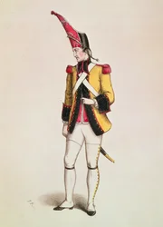 Der Schauspieler Dupuis als Fritz in Offenbachs Operette 